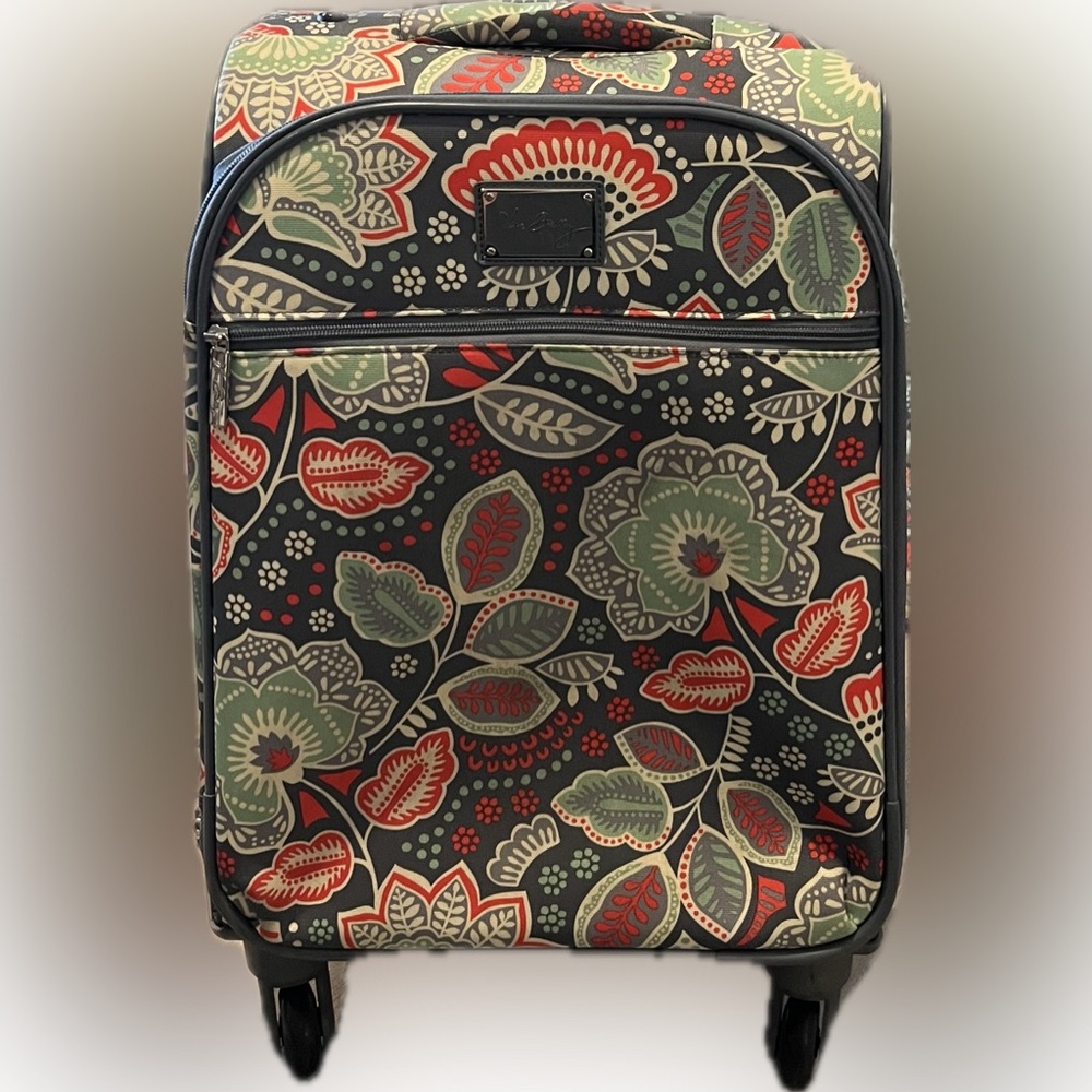 Vera Bradley carry-on rolling soft side luggage in Nomadic Floral
